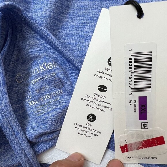 Calvin Klein Performance Womens XXL Mini Athletic Tank Built in Bra Dress - Picture 5 of 7